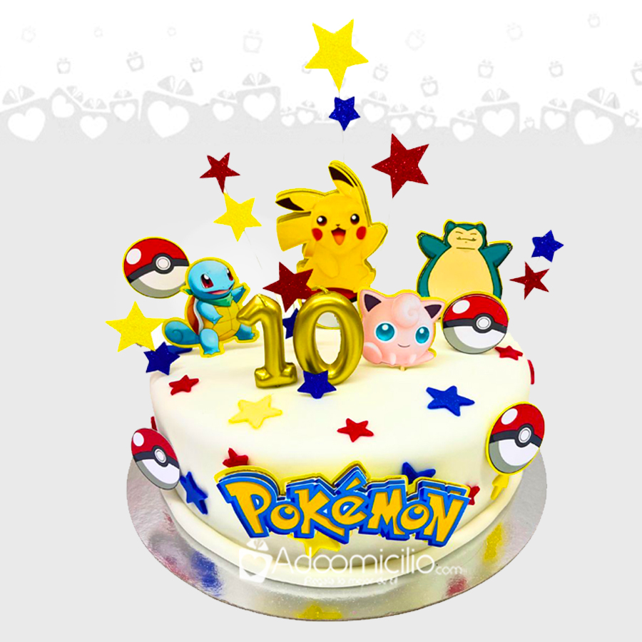 Torta Para Niños Con Temática De Pokémon A Domicilio En Cali Pedido Con 2 Días De Anticipación