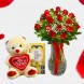 Rosas Con Peluche Y Chocolates Para San Valentín A Domicilio En Medellín 