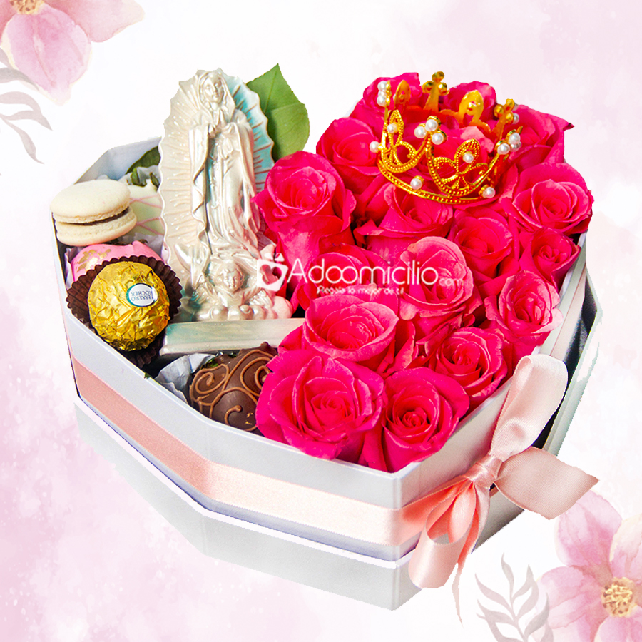 Virgen Y Rosas Para El Día De Las Madres A Domicilio En Medellín Pedido Con Dos Días De Anticipación 