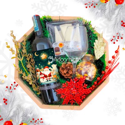 Ancheta Quesos Y Vino Para Navidad A Domicilio En Bogotá Pedido Con Un Día De Anticipación 