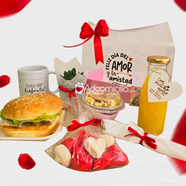 Desayuno Sorpresa Con Suculenta Para Amor Y Amistad A Domicilio En Manizales Pedido Con Un Día De Anticipación