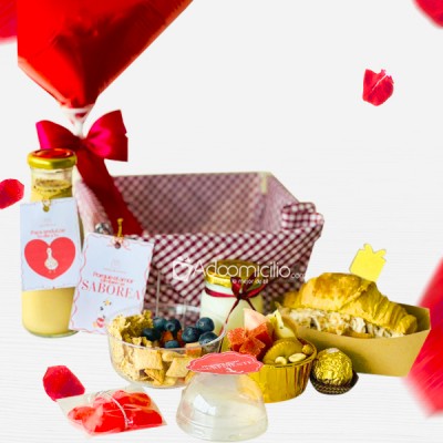 Desayuno Sorpresa Con Globo Para San Valentín A Domicilio En Armenia Pedido Con Un Día De Anticipación  