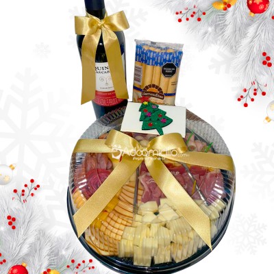 Tabla De Quesos Con Vino Para Navidad A Domicilio En Pereira Pedido Con Un Día De Anticipación 